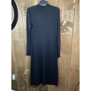 Vince Long Sleeve Black Dress Size Large